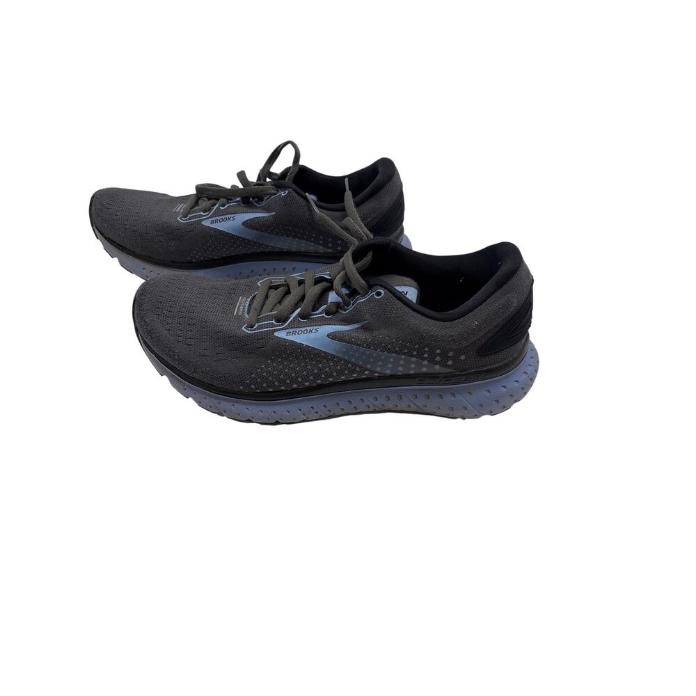 Brooks Glycerin 18 Women’s Size 8 Medium Black Blue Running Shoes Sneakers